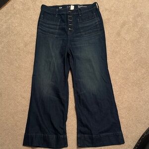 J. Crew Women's Dark Blue Flare Jeans